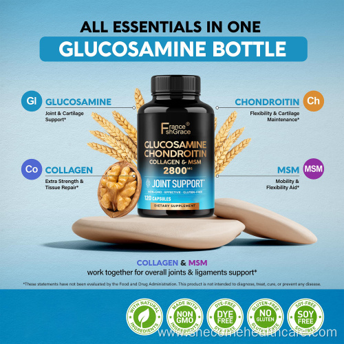 Glucosamine Chondrotin MSM Collagen Joint Health Supplement